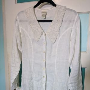 80's Vintage Banana Republic Safari Blouse